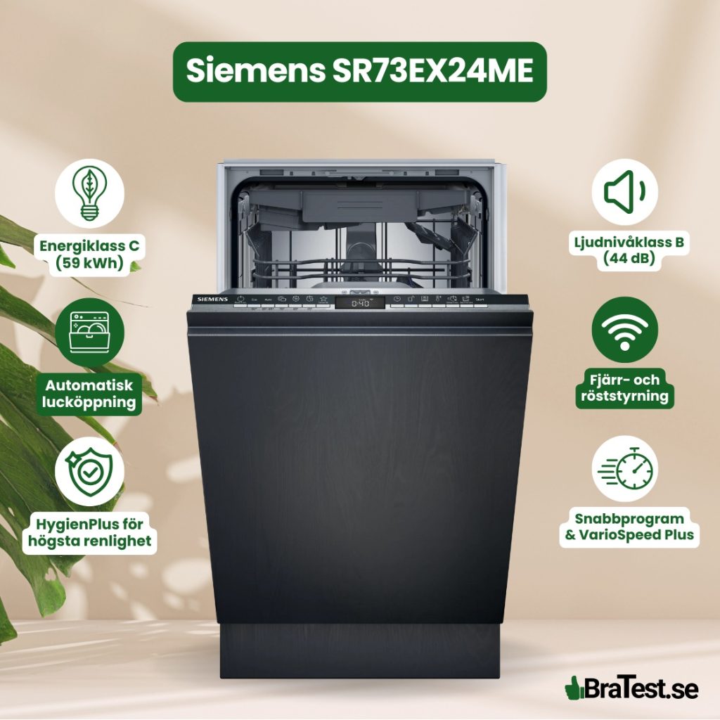 Egenskaper hos Siemens SR73EX24ME